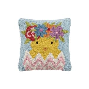🆕 Flower Crown Chick Hook Pillow
